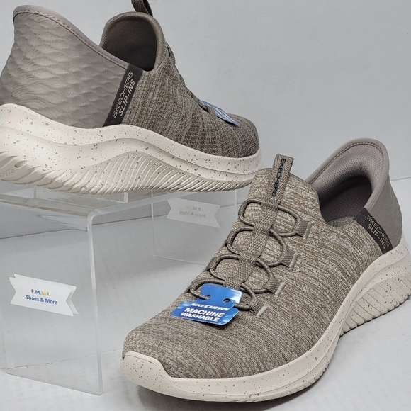 Skechers Slip-Ins Men’s Hands Free Memory Foam Shoes 232452/TPE Size 7 New - Picture 4 of 10